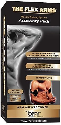 THE FLEX ARMS Accessory Pack - Bicep and Tricep Muscle Toner (requires THE FLEX BELT Controller - sold seperately) by The Flex Belt