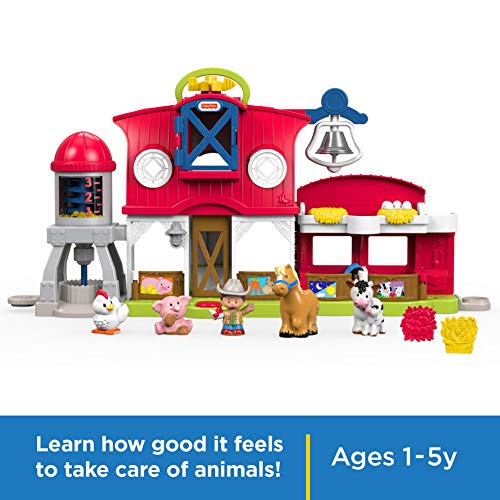 51lf0BtQE2L - Fisher-Price Little People Caring for Animals Farm Playset