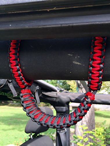 Jeep Rollbar Grab Handles (red)