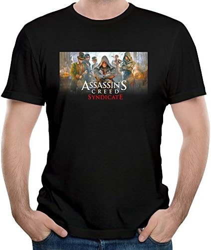 Mens Assassin's Creed Syndicate Ubisoft 2016 O-neck T Shirts