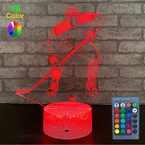 image for FlyonSea Kids Ice Hockey Gifts,Ice Hockey Toys 16 Color Changing Kids 