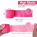 RISEN Cohesive Bandage 2” x 5 Yards, 6 Rolls, Self Adherent Wrap Medical Tape, Adhesive Flexible Breathable First Aid Gauze Ideal for Stretch Athletic