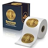 Gagster Bitcoin Toilet Paper Roll Funny BTC Cryptocurrency Novelty TP Prank Gag Gift Idea Traders & Haters | 3 Ply Crypto Bathroom Tissue 250 Sheets per Roll | Colorful Present Box