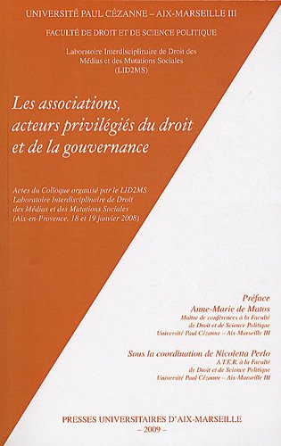 Les  associations, acteurs privilégiés du droit et de la gouvernance