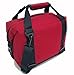 Polar Bear Coolers - Nylon Line - Quality Like No Other from The Brand You Can Trust - See Touch & Feel The Polar Bear Difference - Patent Pending - 12 Pack Red