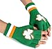 St. Patrick's Day Shamrock Mittens Fingerless Gloves - Party Favors Accessory