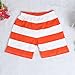 PHOTNO 1Set Suit outfit for Kid Baby Boys Summer Short sleeve t-shirt tops + Striped Beach Pants toddler (1-5Y) (100 (3T), Grey)