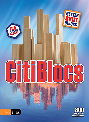 CitiBlocs 300-Piece Natural-Colored Building Blocks