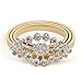 TopTie Rhinestone Buckle Spring Waist Belt
