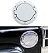 WYYINLI Gas fuel tank Cap Cover Black Fuel Tank Door Filler Gas Lid For Jeep Wrangler JK & Unlimited 2007-2018 2/4 Door (Silver)