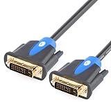 DVI Cable 10Feet,SHD DVI to DVI 24+1 Male to Male Dual Link DVI-D Monitor Cable for PC HDTV Porjector