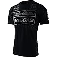 Troy Lee Designs Motorcycle Motocross Racing T Shirts, TLD GASGAS Team Short Sleeve TEE (Black Reflective, Small)