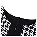 Miusol Women's Business Hounds-Tooth Print Work Bodycon Pencil Dress