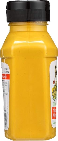 ANNIE’S ORGANIC YELLOW MUSTARD, GLUTEN FREE, 9 OZ