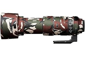 easyCover Lens Oak Neoprene Cover for Sigma 60-600mm f/4.5-6.3 DG OS HSM Lens, Green Camouflage