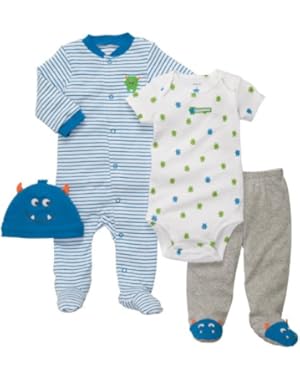 Baby Boys' 4-Piece Layette Set