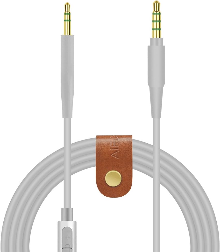 GEEKRIA Audio Cable with Mic Compatible with Bose QC Ultra/45/35II/35/700 Headphones Cable