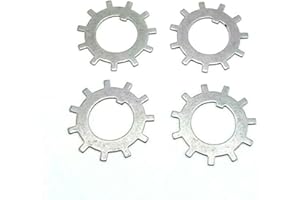 NOOTO 4 Pack 005-071-00 1.5" Tang Washers for 9k 10k GD Wheel Axle Trailer After 10/89 14GA