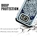S7 Case, Galaxy S7 Case, MagicSky [Shock Absorption] Studded Rhinestone Bling Hybrid Dual Layer Armor Defender Protective Case Cover for Samsung Galaxy S7 (Flower)
