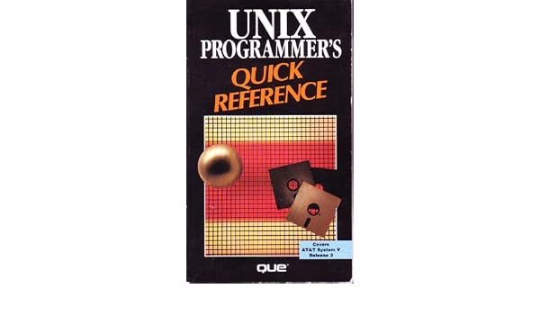 Unix programmers quick reference