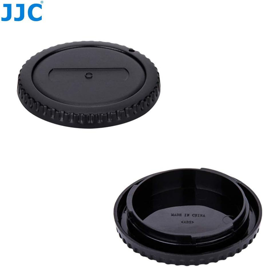 JJC Body Cap + Rear Lens Cap Set for Canon DSLR EOS Cameras & Canon EF/EF-S Mount Lens System (1 Set), For Canon EOS EF/EF-S Mount - Image 3