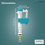 VeeBath Toilet Inlet Valve Bottom Entry 1/2 inch Infill Valve view 3