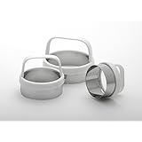 Norpro Biscuit/Cookie Cutters, Set of 3, As Shown