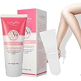 Hair Removal Depilatory Cream, LuckyFine Unisex Epilation Depilatory Cream, Painless Shave Cream for Women 60g