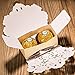 100pcs Wedding Party Favor Boxes,Lace Candy Boxes Laser Cut Boxes Cajitas Para Dulces for Wedding Bridal Shower Baby Shower Birthday Party(Gold)