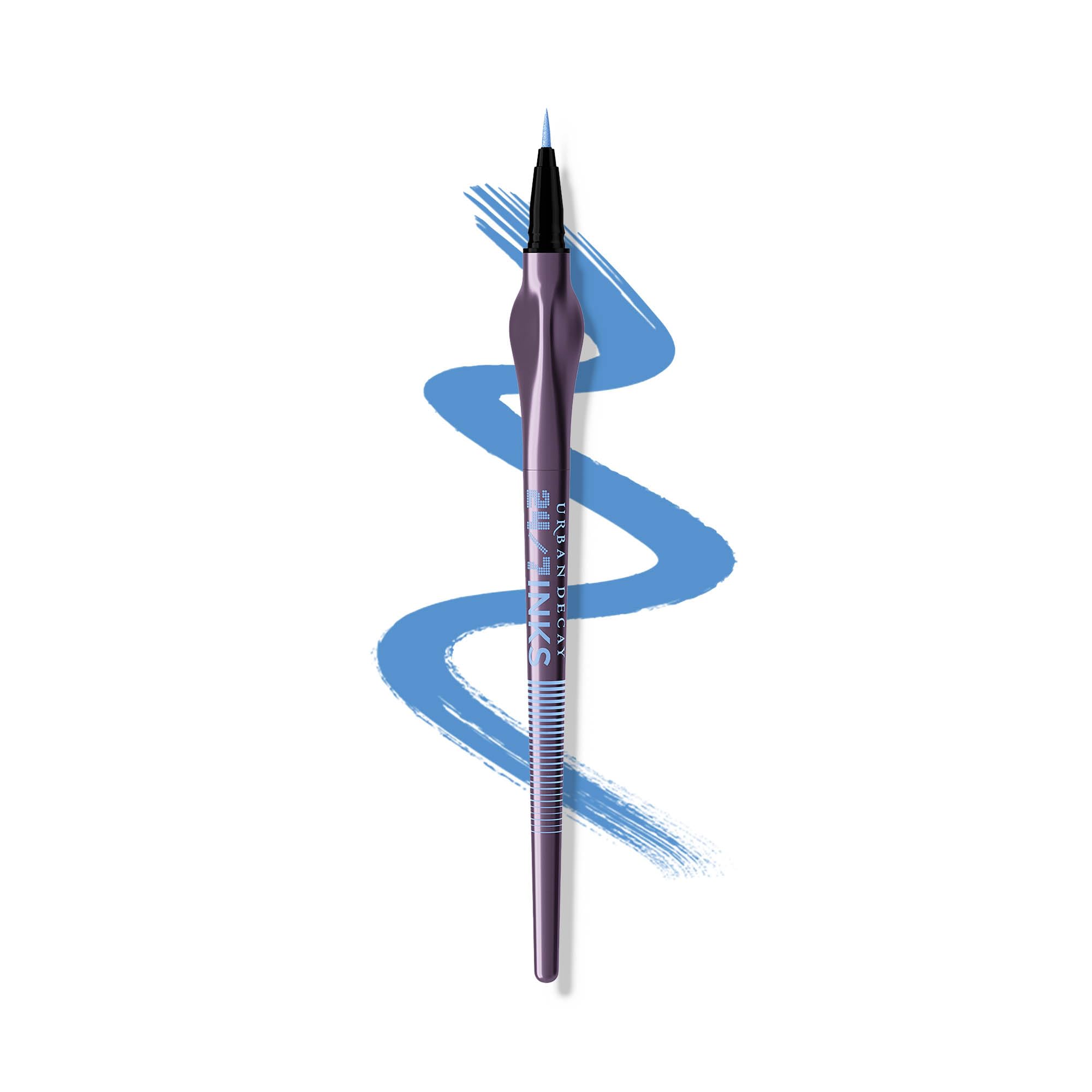 Urban Decay 24/7 Ink Eyeliner Pen, Water and Smudge Resistant, Long Lasting, Vegan, Sky blue, Shade: Binge (Sky Blue), 1g