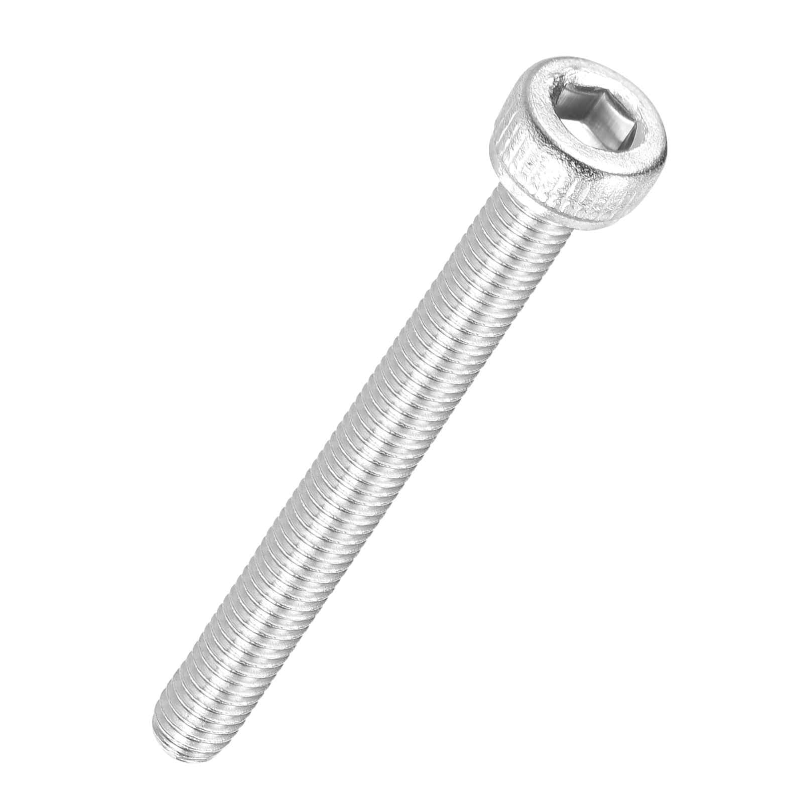 Kozelo 100pcs Socket Head Cap Screws - [M3-0.5 x 30mm] 304 Stainless Steel Allen Socket Drive for Electrical Motor 3D Printing Fan Engine Replacement Use, Silver — image 1