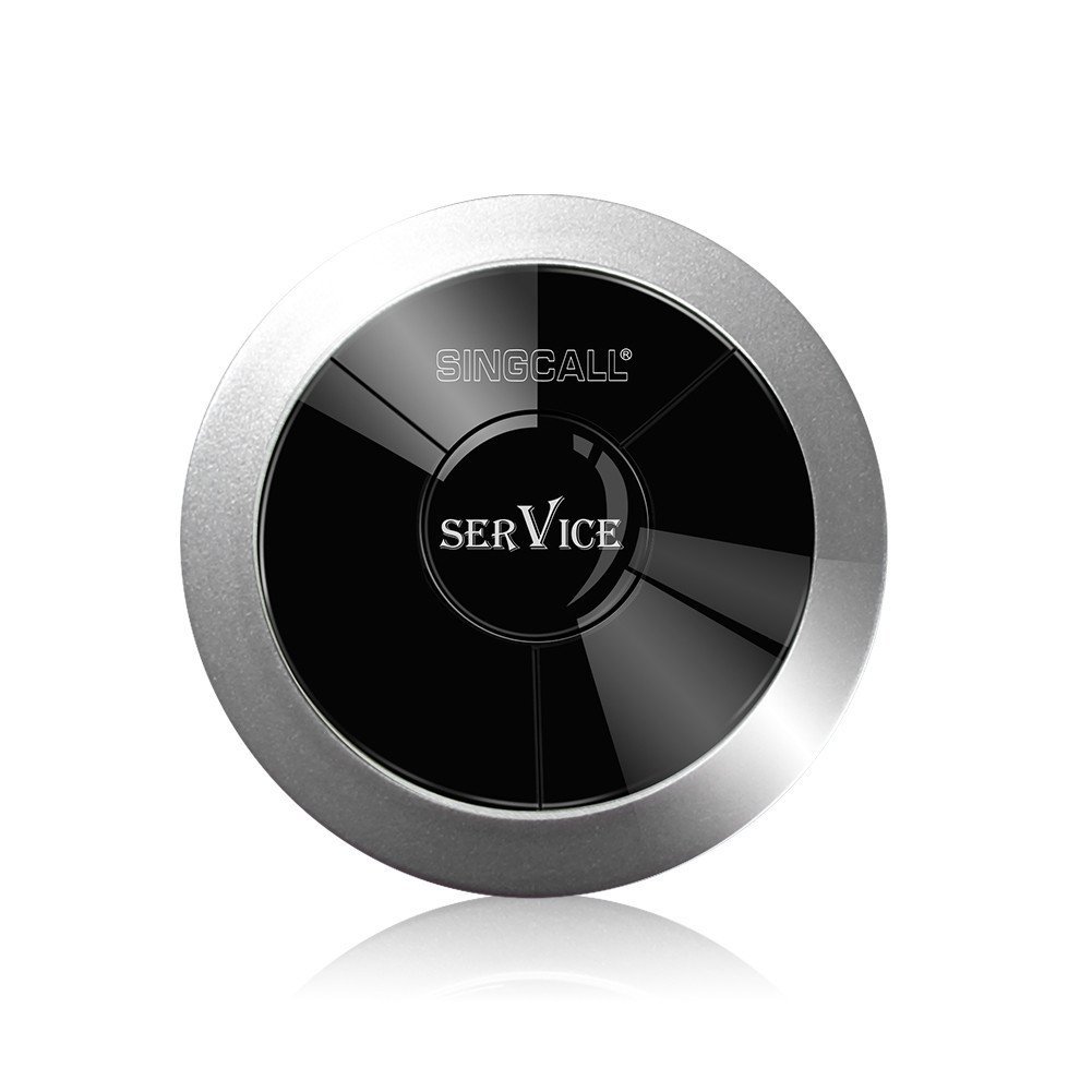 SINGCALL Wireless Paging System,One-button Pager (APE310) Can't Be Used Alone