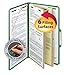 Smead Pressboard Legal Size File Folders with SafeSHIELD Fasteners, 2 Dividers, 2
