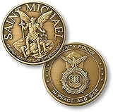 Saint Michael - USAF Security Bronze Antique