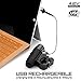 PowerKing Mini Bike Light USB Rechargeable and Bike Tail Light Set for Kids