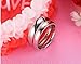 Phantom YoYo Lover's Heart Shape Titanium Mens Ladies Promise Ring Real Love Couple Wedding Bands Couple Rings (Women Size 6)