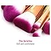 Yoseng Makeup Brush Set Mermaid Beauty Cosmetic Tools Kabuki Professional Fishtail Blush Foundation Blending Eyeliner Powder Eyeshadow Cream Concealer Eyebrow Brushes Fish Scale for girl daughter