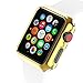 Apple Watch Case,biaoge Super Thin Pc Plated Plating Protective Bumper Case for Apple Watch 42mm (Pc Case Gold 42mm)