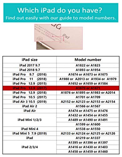 New iPad Pro 12.9 2017 Case,Dream Wings 360 Degrees Rotating Multi-Angle Viewing Stand Screen Protective Smart Case for Apple iPad Pro 12.9 inch 2017 Released Tablet (iPad Pro 12.9 2017, Pink)