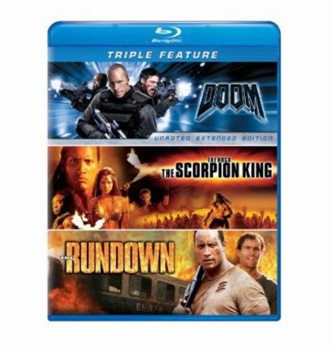 Dwayne Johnson Triple Feature (The Scorpion King / The Rundown / Doom) [Blu-ray]