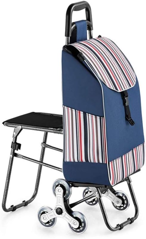 WSJTT Carro liviano for Compras, Resistente y Plegable for un fácil