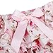 WINOMO Baby Girl Bloomers Diaper Cover Pink Floral Bowknot Ruffle Pants Size S