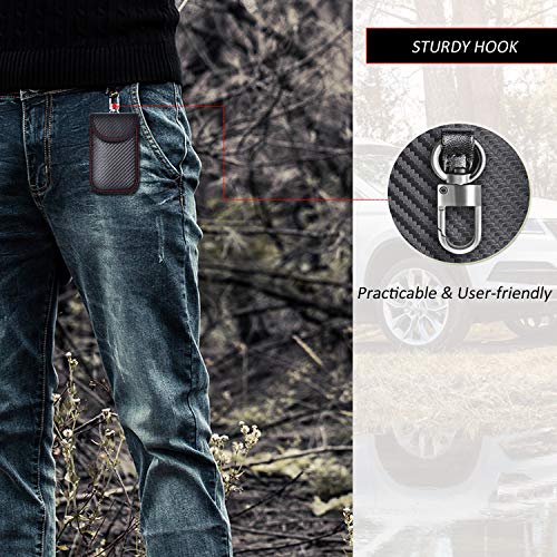 Todoxi Faraday Key Fob Protector (2 pack) Faraday Bags Car Key Signal