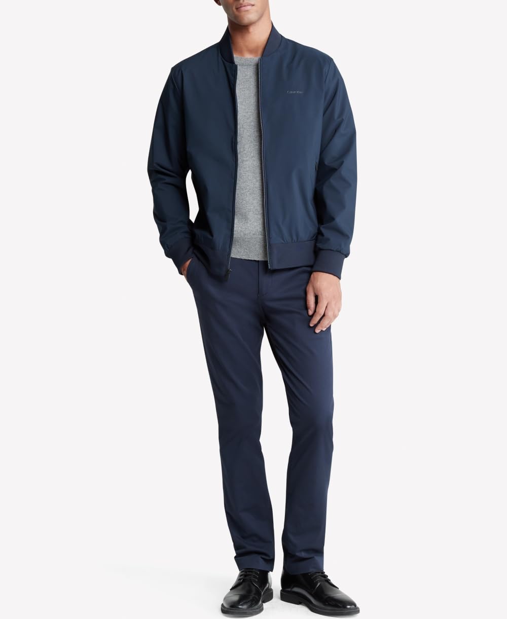 Calvin Klein Men's Matte Logo Zip Bomber Jacket - Choose SZ/color