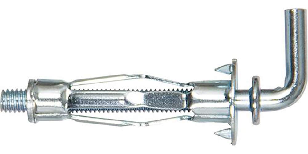 fischer HM 4 x 32 H - Cavity Metal Dowels with Angle Hooks for Attaching Pictures, Curtain Rails in Panel Building Materials - Pack of 50 - Item No. 519780 — image 1