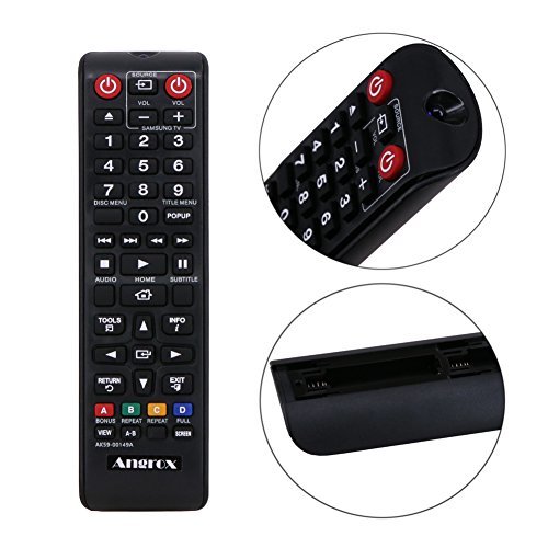 Angrox AK59-00149A AK59 00149A Universal DVD Player Remote Control Replacement for Samsung Blu ray Remote Disc Player BDES5300 BDFM57C BDHM59 BDJ5700 BDJ5900EZA