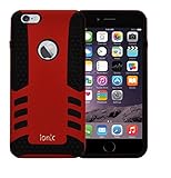 iPhone 6 Plus Case, Ionic HYBRID Apple iPhone 6 Plus 5.5 Case 2014 Smartphone (AT&T, T-Mobile, Sprint, Verizon) (Red/Black)
