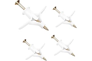 Wall Anchor for Drywall Kit 50 Pcs Self Drilling Dry Wall Anchors and 50 Pcs Screws Drywall Screws Ancrage Pour Gypse Used on