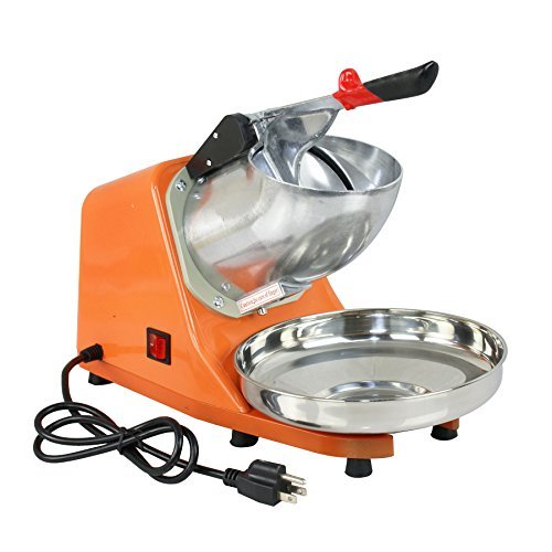 Oteymart 300W Electric Ice Shaver Machine Shaved Ice Snow Cone Maker Ice Crusher Stainless Steel Blade 143 lbs New