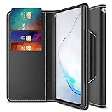 Maxboost Galaxy S20 Plus Case mWallet Series Designed for Samsung Galaxy S20 Plus 2020 (6.7”) [PowerShare Friendly] S20+ 5G Card Case Wallet (Black) w/Card Slot Side Pocket Magnetic Closure